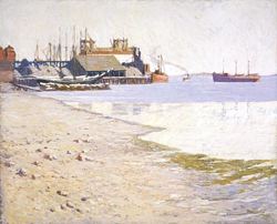 Ebb Tide 1907 Oil on canvas, 32 x 40 in.