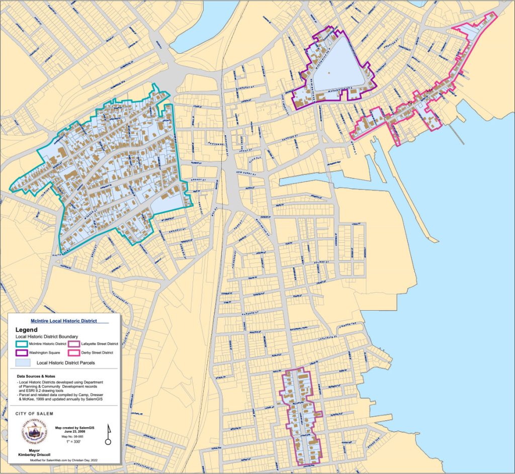 Local Historic Districts of Salem, Massachusetts