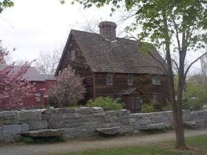 The Pickman House, Salem's oldest building, corner of Liberty and Charter Streets.